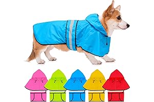 Waterproof Dog Raincoat with Hoodie for Small Dogs
