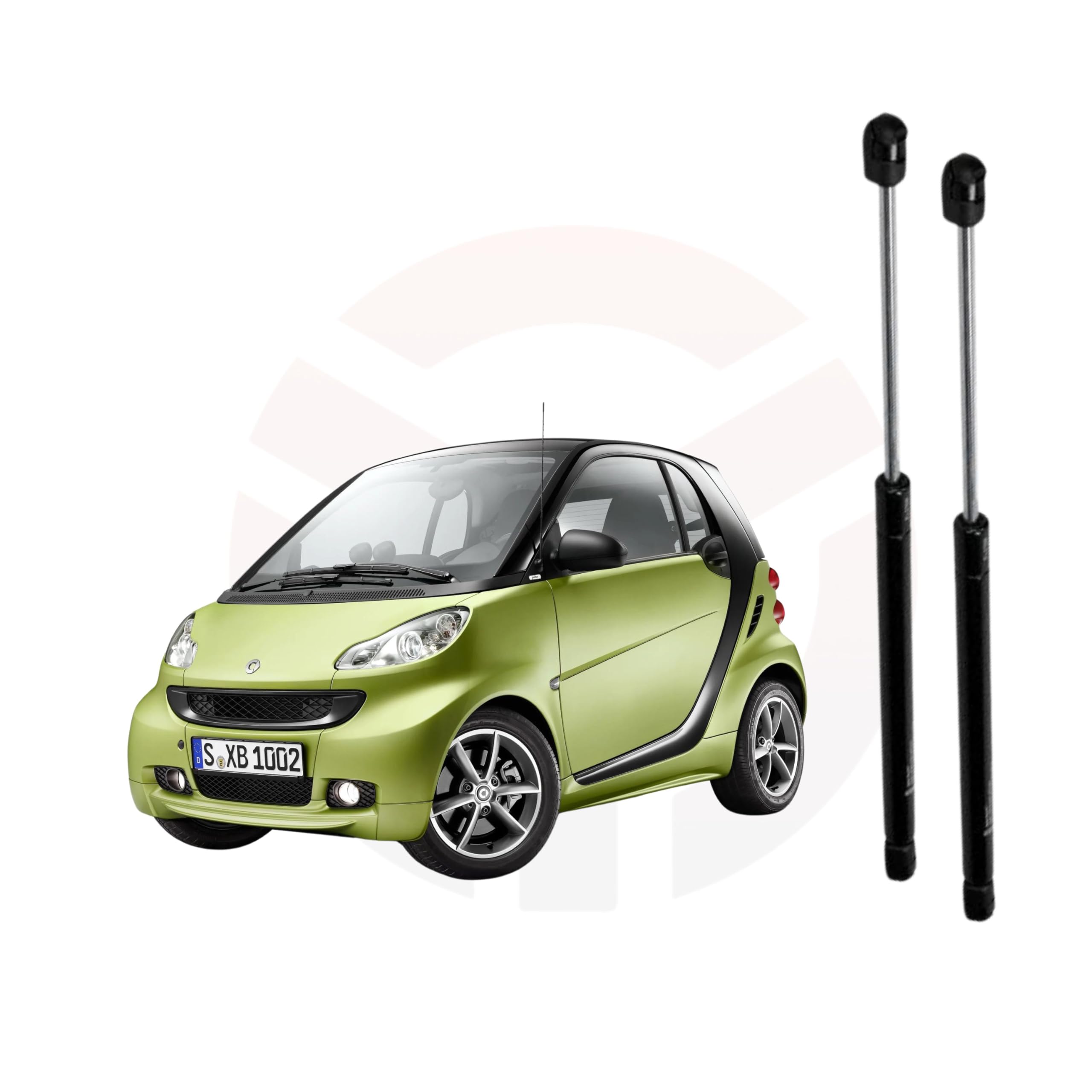 Coppia Molle a Gas Portellone Posteriore Compatibile con SMART FOR TWO 2007 > 2014