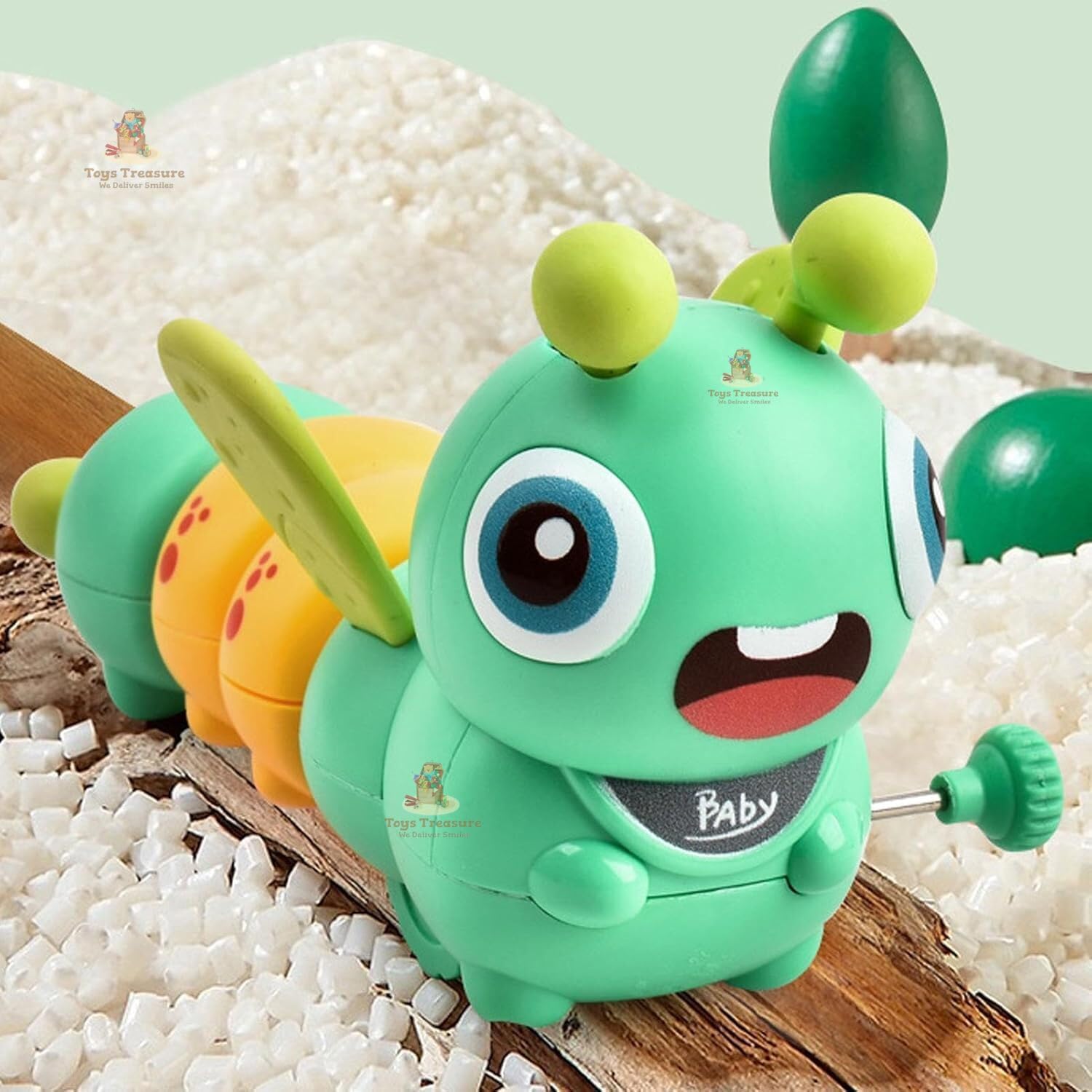 Dancing Caterpiller Wind-Up Toys Activities for Preschool Toddlers| Early Learning Crawling Toy-Pack of 1 pcs| Color May Vary | Toy Animal for Kids | Baby Toys