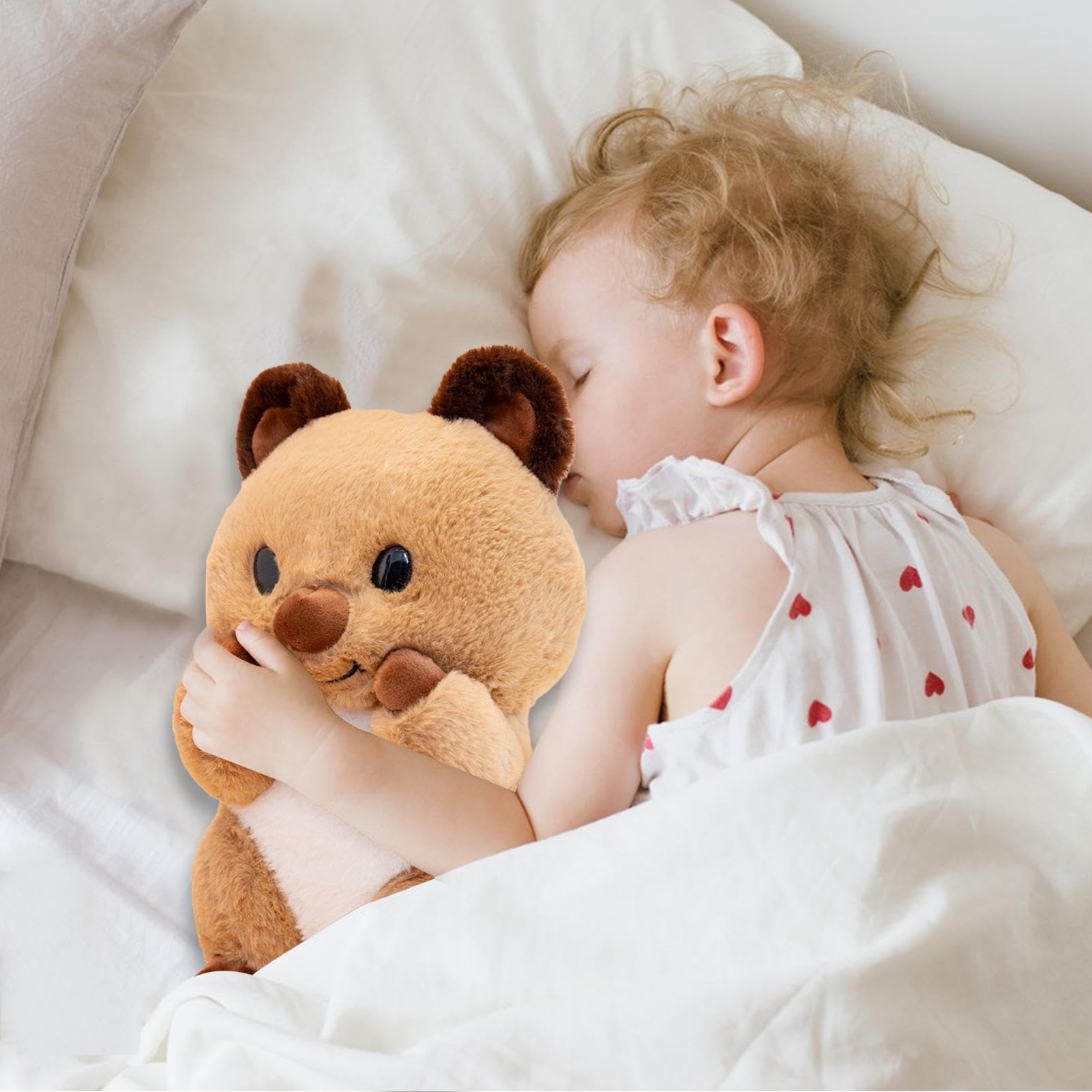 Animale di peluche Quokka, cuscino di peluche Quokka,Giocattolo con statuetta Quokka in peluche abbracciabile | Peluche di peluche Comodo cuscino per animali al tatto per ragazze Ragazzi Bambini Bambi