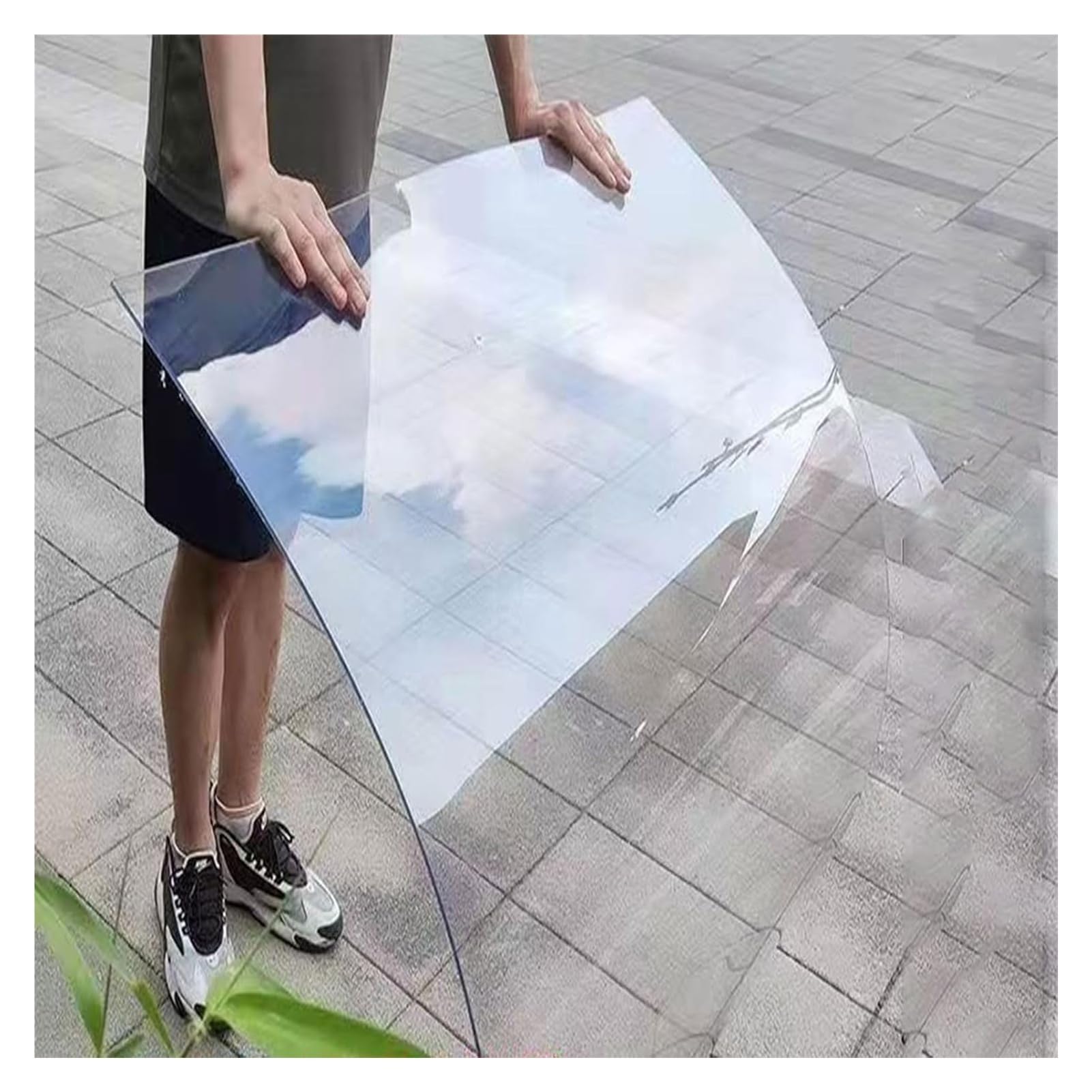 Placas de policarbonato transparentes e impermeables de 1.5x4m para toldo
