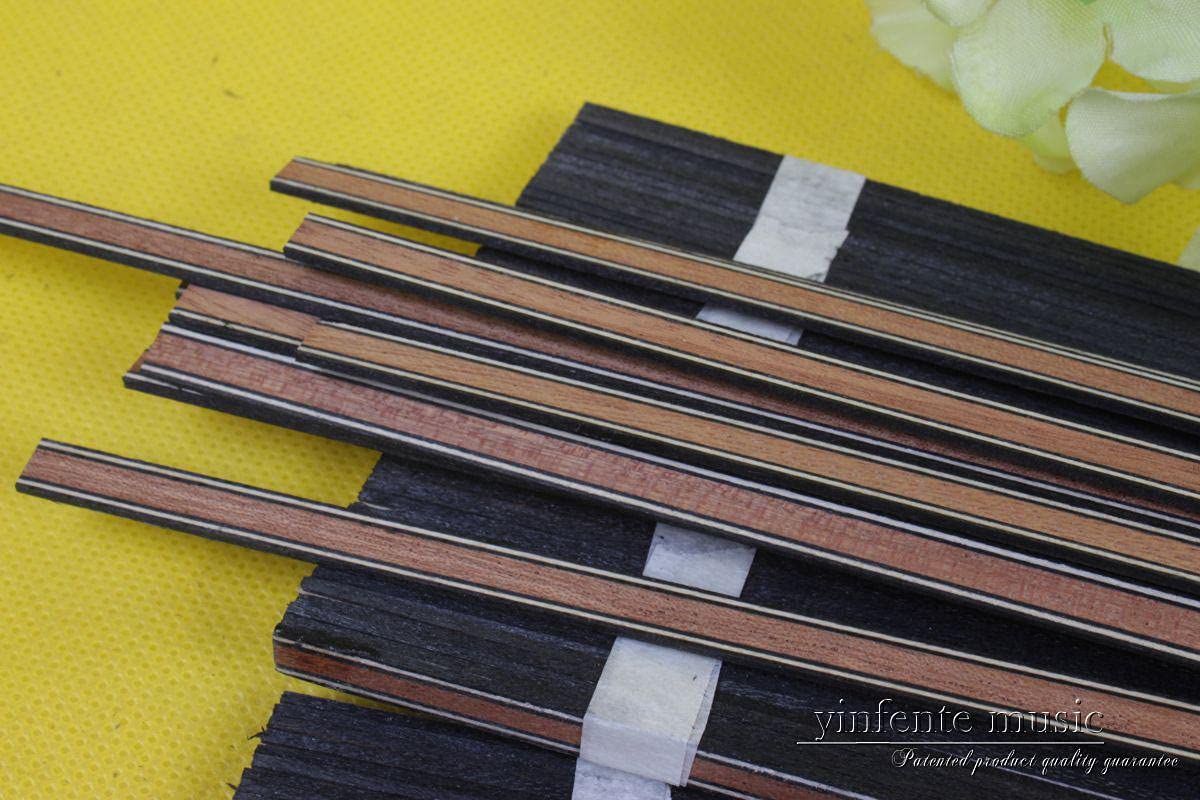 25pcs guitar Strip LUTHIER Purfling Binding MARQUETRY Inlay New Guitar parts 640x6x1.2mm #75