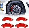 Caliper Cover Compatible with Toyota 86 ZN6 / Subaru BRZ ZC6, Aluminum Brake Caliper Cover, Front and Rear Wheels, 4 Piece Set, Heat Resistant, 2012-2019, Exterior Parts, Custom Designed for Toyota 86 Subaru BRZ 2012-2019 Red