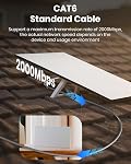 Starlink Gen 3 câble 83ft/25m, Câble Ethernet Starlink étanche, transfert haute vitesse, câble de liaison Starlink Plug-and-Play pour Starlink Gen 3 Plat standard