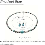 Country Concert Outfits for Women Turquoise Jewelry Navajo Pearls Necklace Boho Summer Western Clothing Women Trendy 2026 Fashion Accessories Layered Cowgirl Necklace Graduation Gifts