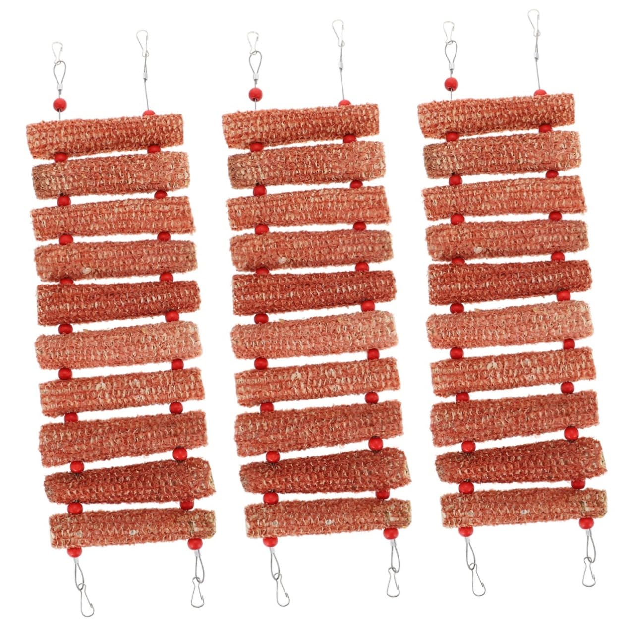 SUPVOX 3piezas Juguete De Masticación para Hámster y Chinchilla Puente De Maíz para Jugar y Esconderse Accesorio para Mascotas Pequeñas Suministros para Conejos y Roedores