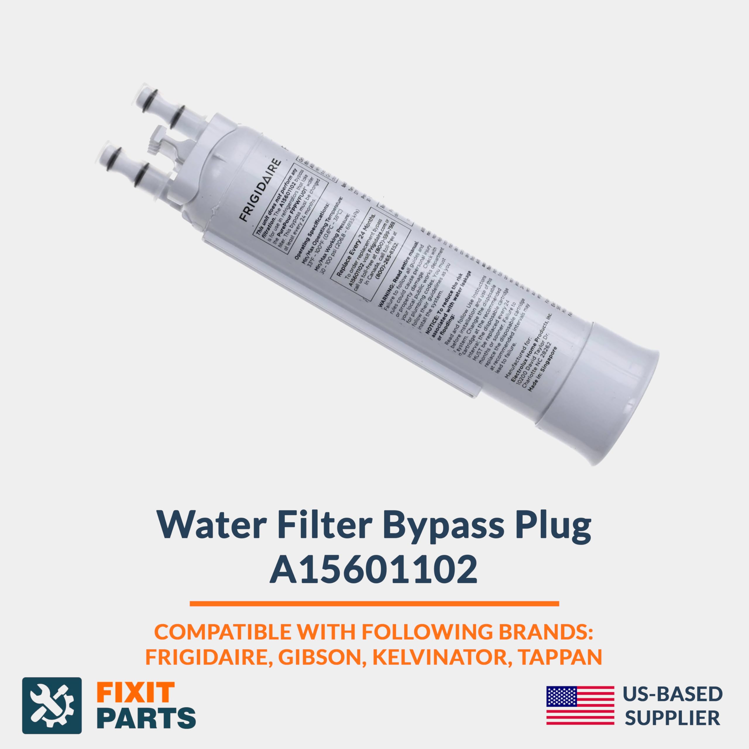 Amazon.com: US-Based Supplier - A15601102 Water Filter Bypass Plug