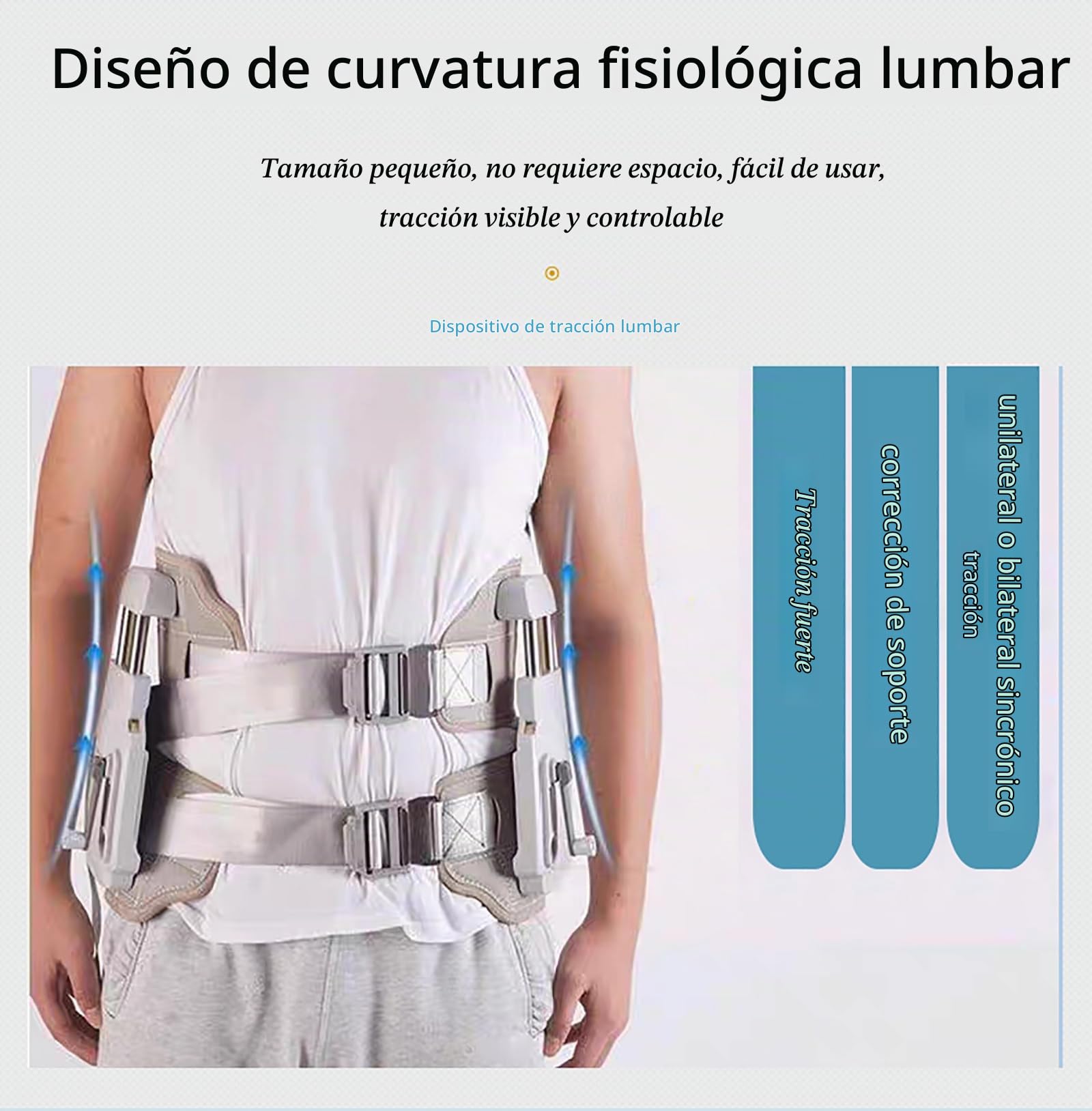Dispositivos De Descompresión Espinal, Dispositivo De Tracción Lumbar para La Zona Lumbar para Uso Doméstico, Alivio De Hernias Discales, Cinturón De Descompresión Lumbar