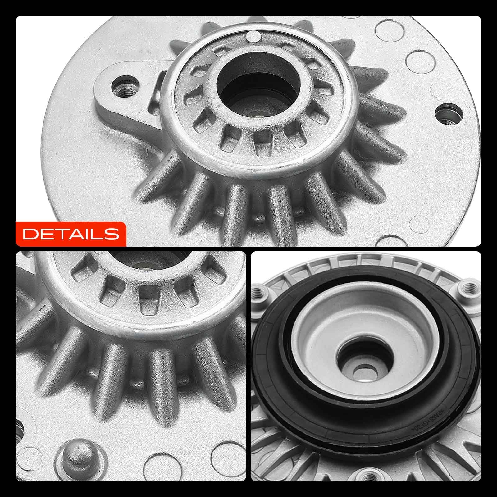 Frankberg 2x Federbeinstützlager Vorderachse Kompatibel mit F30 F31 F80 2011-2014 F20 2010-2019 F22 F87 F34 2012-2014 F23 2014 Replace# 31306880438