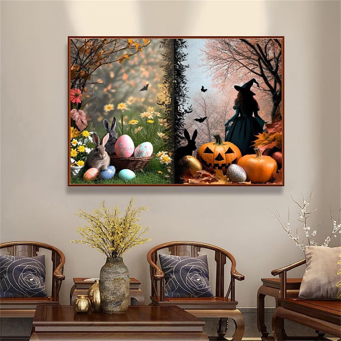 DIY Malarstwo diamentowe 5D, sztuka diamentowa, Boże Narodzenie, Halloween, zestawy dla dorosłych, sztuka ze strasu, haft, artykuły rzemieślnicze, dla dzieci i dorosłych, idealna dekoracja ścienna,