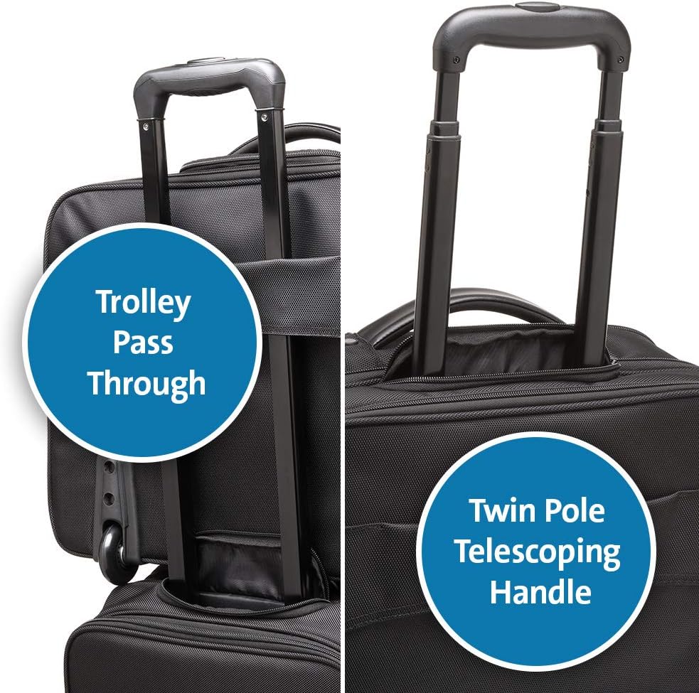 Best Review Kensington Laptop Roller Case - Contour 2.0 Business Laptop Roller for up to 17 Inch Laptops, Wheeled Laptop Case, Ideal Cabin Bag for Men & Women (K60385WW) Promo Discount Up To 70% Off Kensington Laptop Roller Case - Contour 2.0 Business Laptop Roller for up to 17 Inch Laptops, Wheeled Laptop Case, Ideal Cabin Bag for Men & Women (K60385WW)