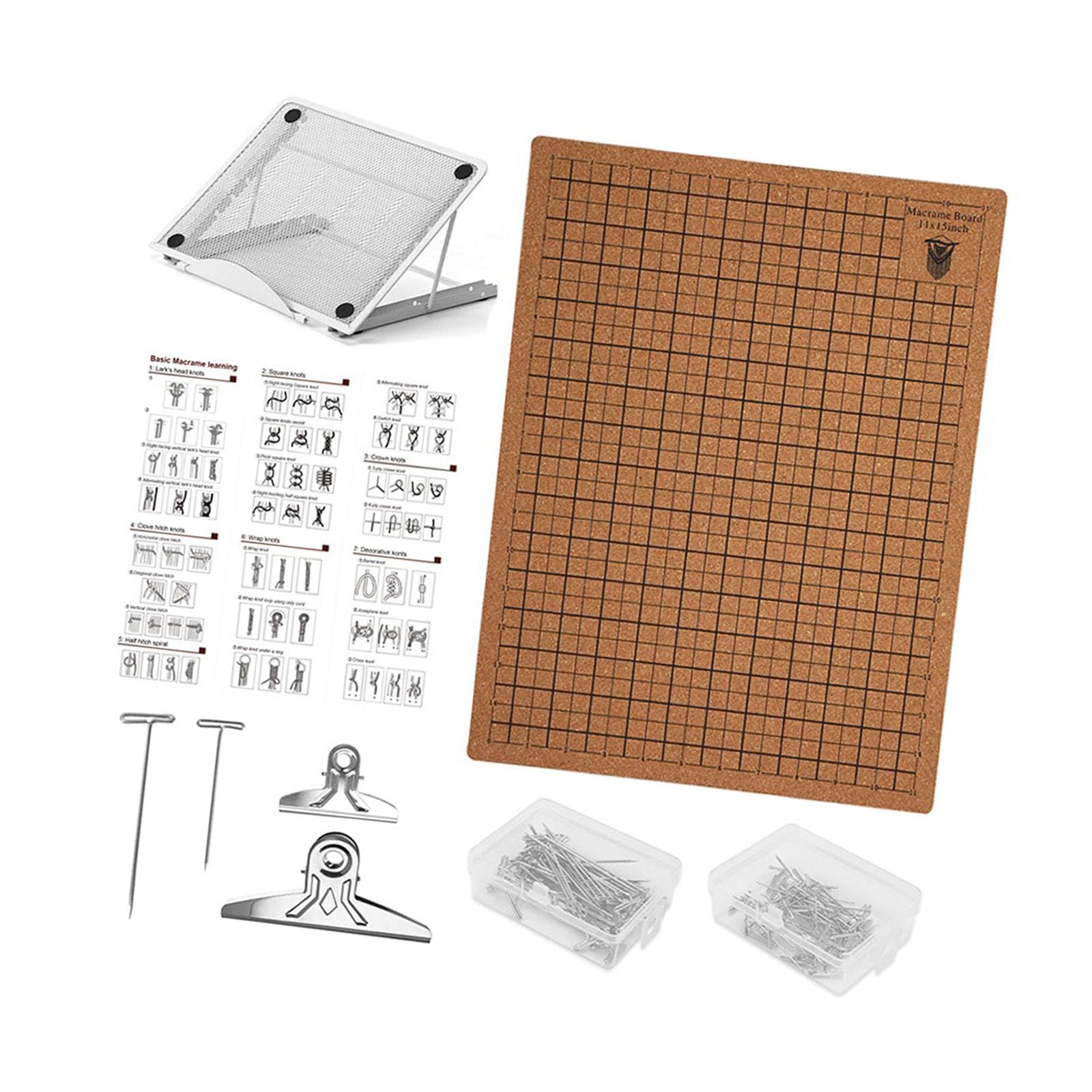 Hsioluted Professional Craft Board for Tassels Knotting Enthusiasts Silicone Portable Tool Knotting Aid