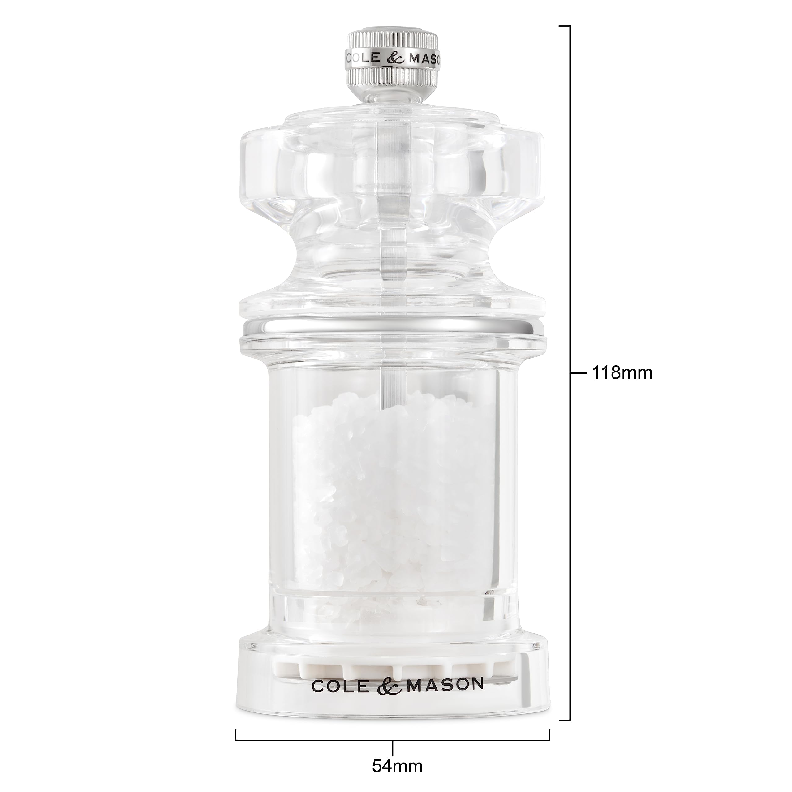 Cole & Mason Salt Mill - Adjustable Ceramic Grinding -2 Cole & Mason Salt Mill - Adjustable Ceramic Grinding -2