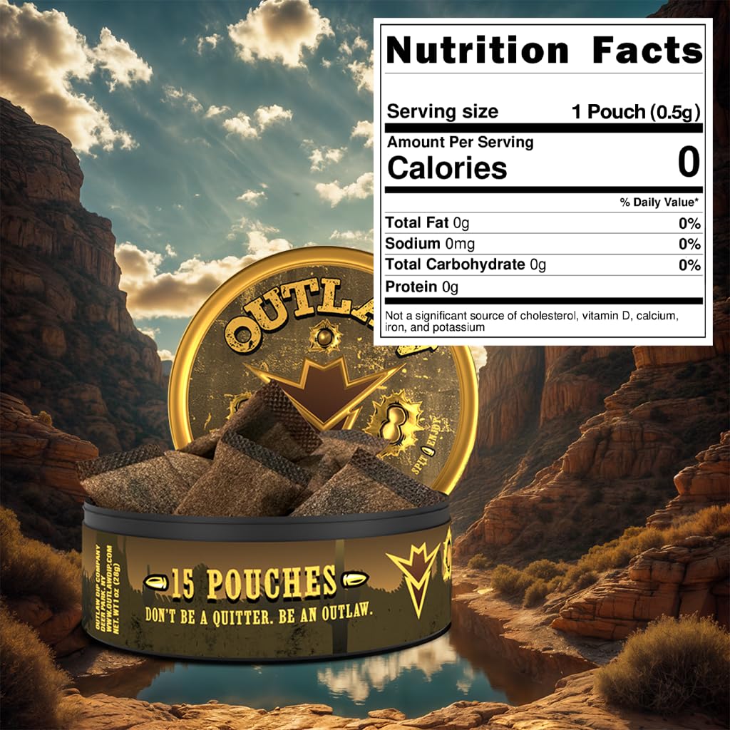 Amazon.com: Outlaw Southern Sweet Tea NiC-Safe™ Pouches - 6 Pack - Tobacco  Free