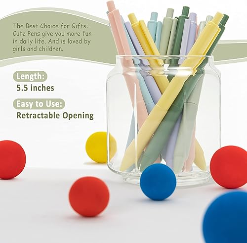 Miniatura 7 de Bolígrafos negros de oficina de 0.028 in para mujer y hombre (A - 12 unidades)