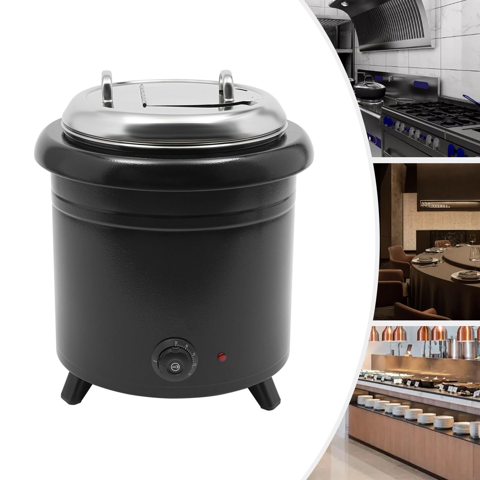 Garnek żeliwny Dutch Oven, 13 l, już wypalony, do gotowania z nóżkami, podnośnik pokrywy, do ogrodu, na ognisko, kemping, rozmiar L