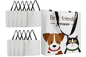 12 Sublimation Tote Bags Blank: Sublime Your Creativity