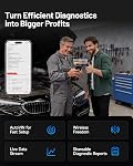 TOPDON TopScan Master OBD2 Scanner Bluetooth, Bidirectional Scan Tool, All System Diagnostic Scanner for iOS & Android, 30+ Resets, FCA AutoAuth, CAN-FD/DoIP, Upgraded TopScan Code Reader, TopFix AI