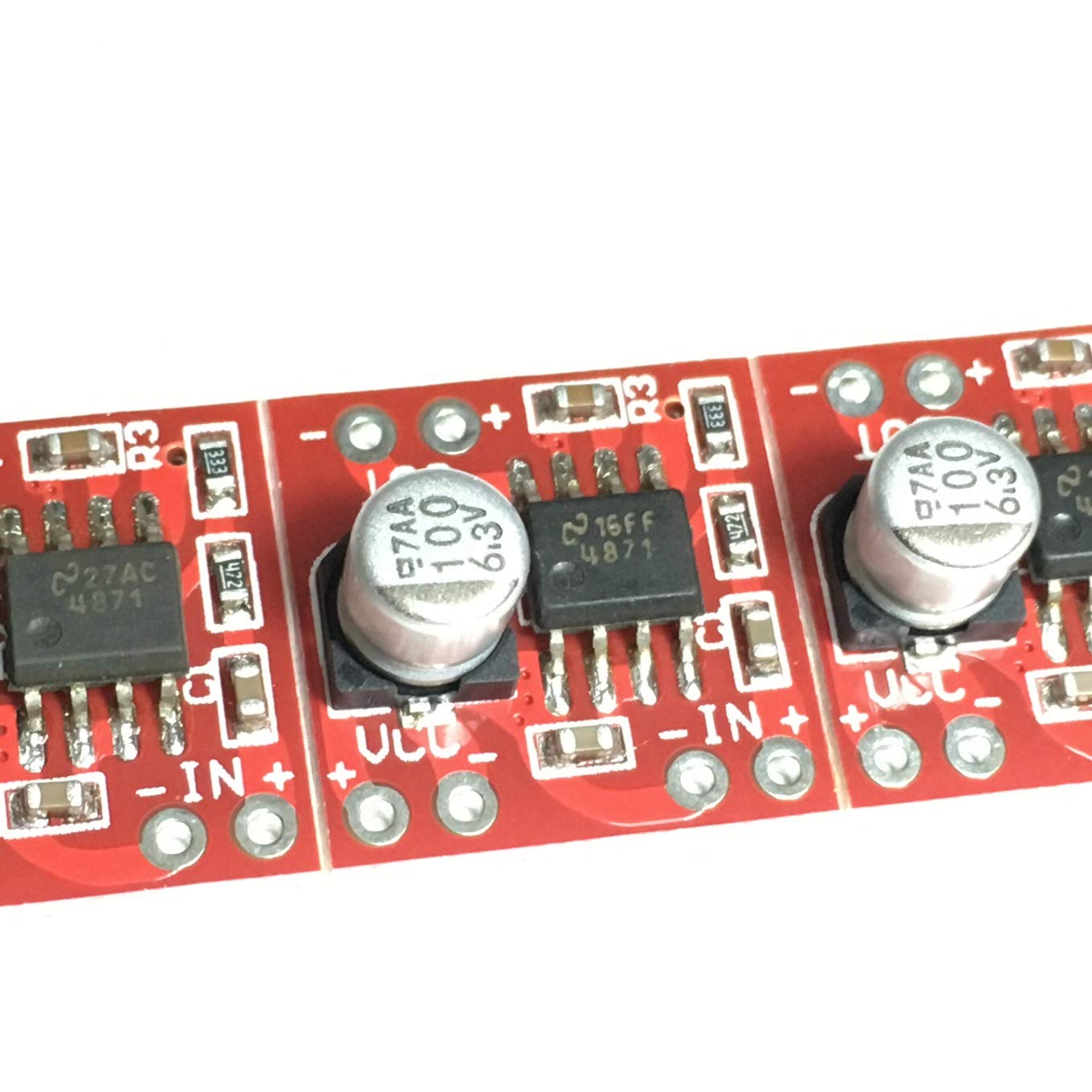 Amazon.co.jp: Taidacent ロット Lm4871 モノラルアンプボード3w 小型