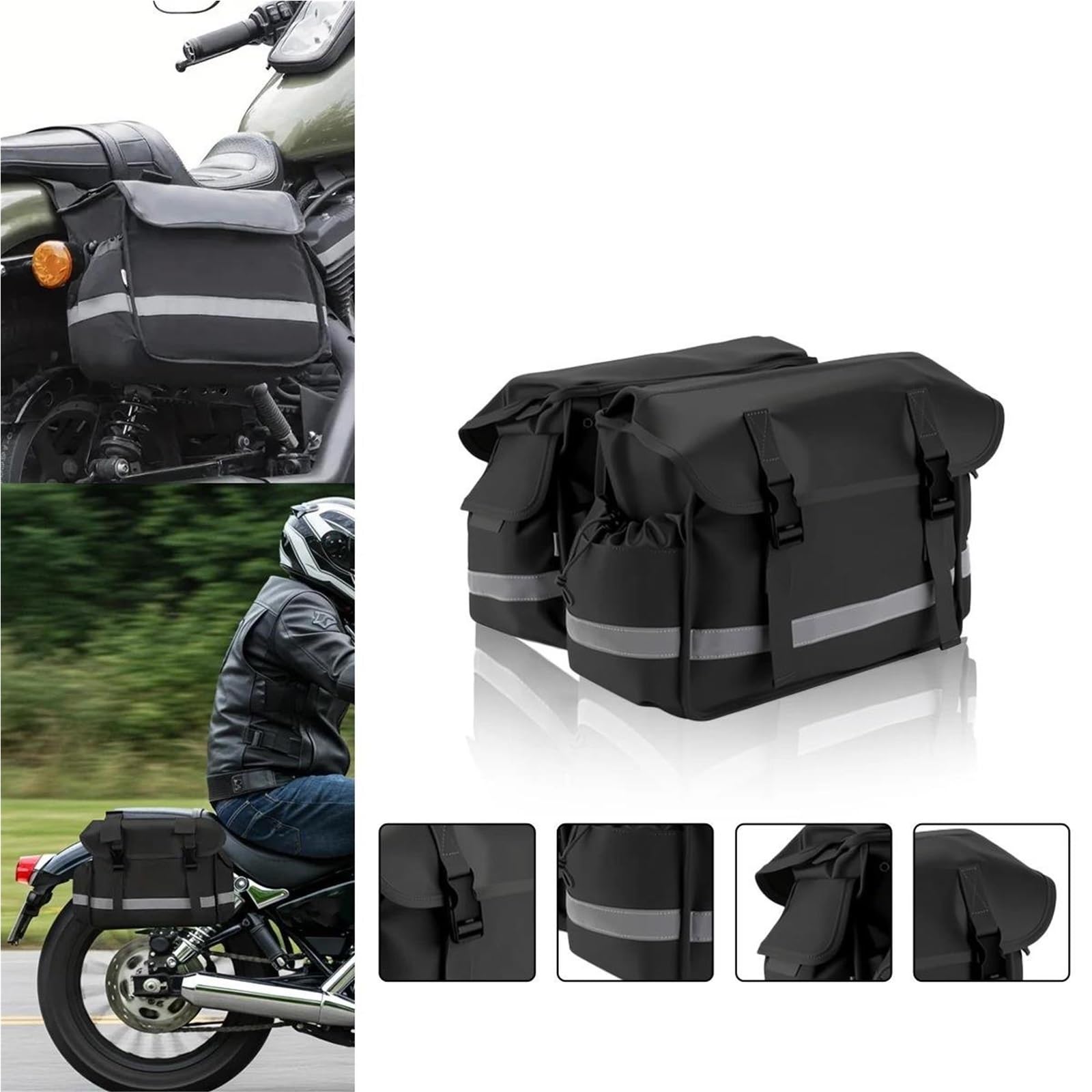 Accessori Moto Borsa Da Viaggio In Tela Impermeabile Per Shadow(Style 5)