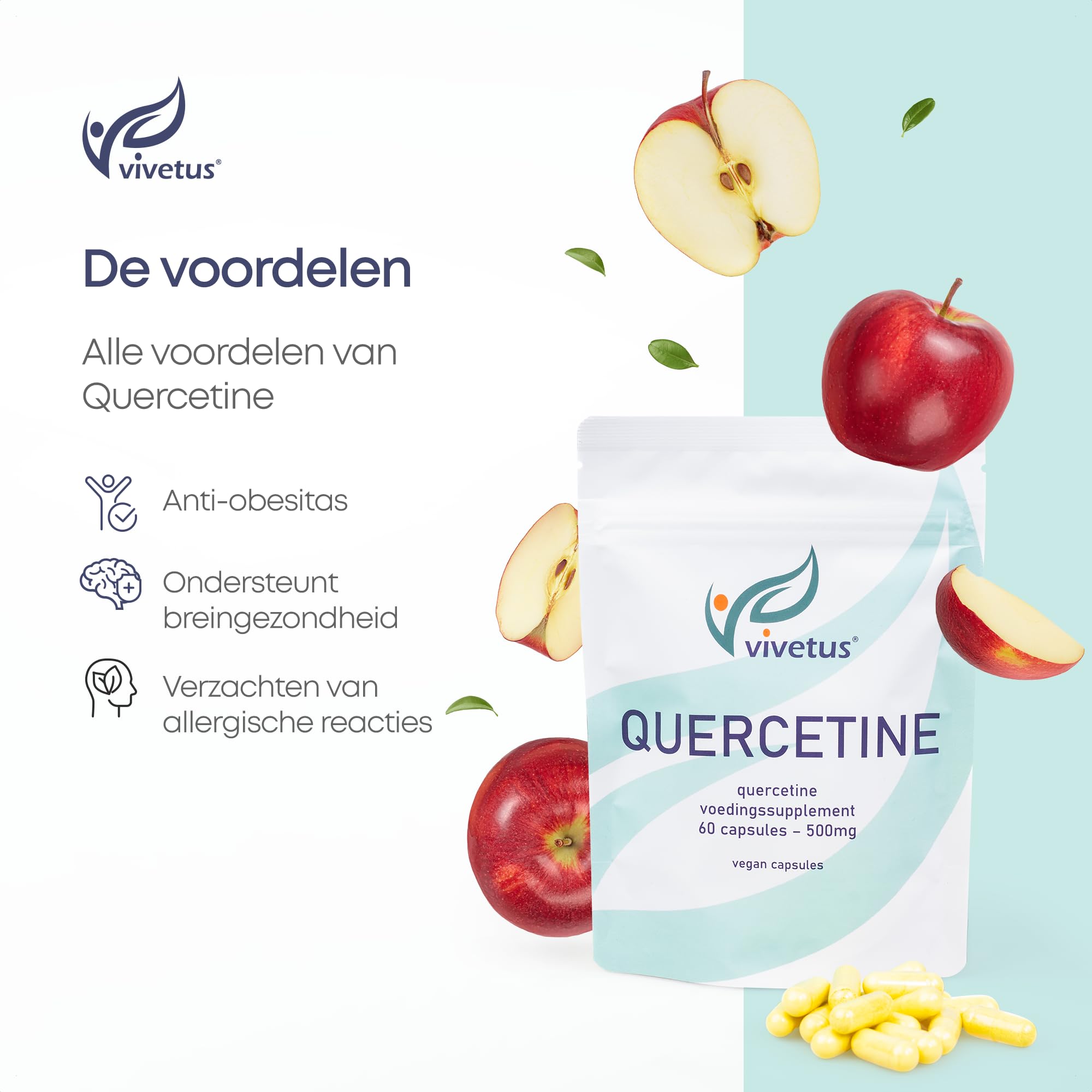 Quercetina - 60 capsula - 500 mg