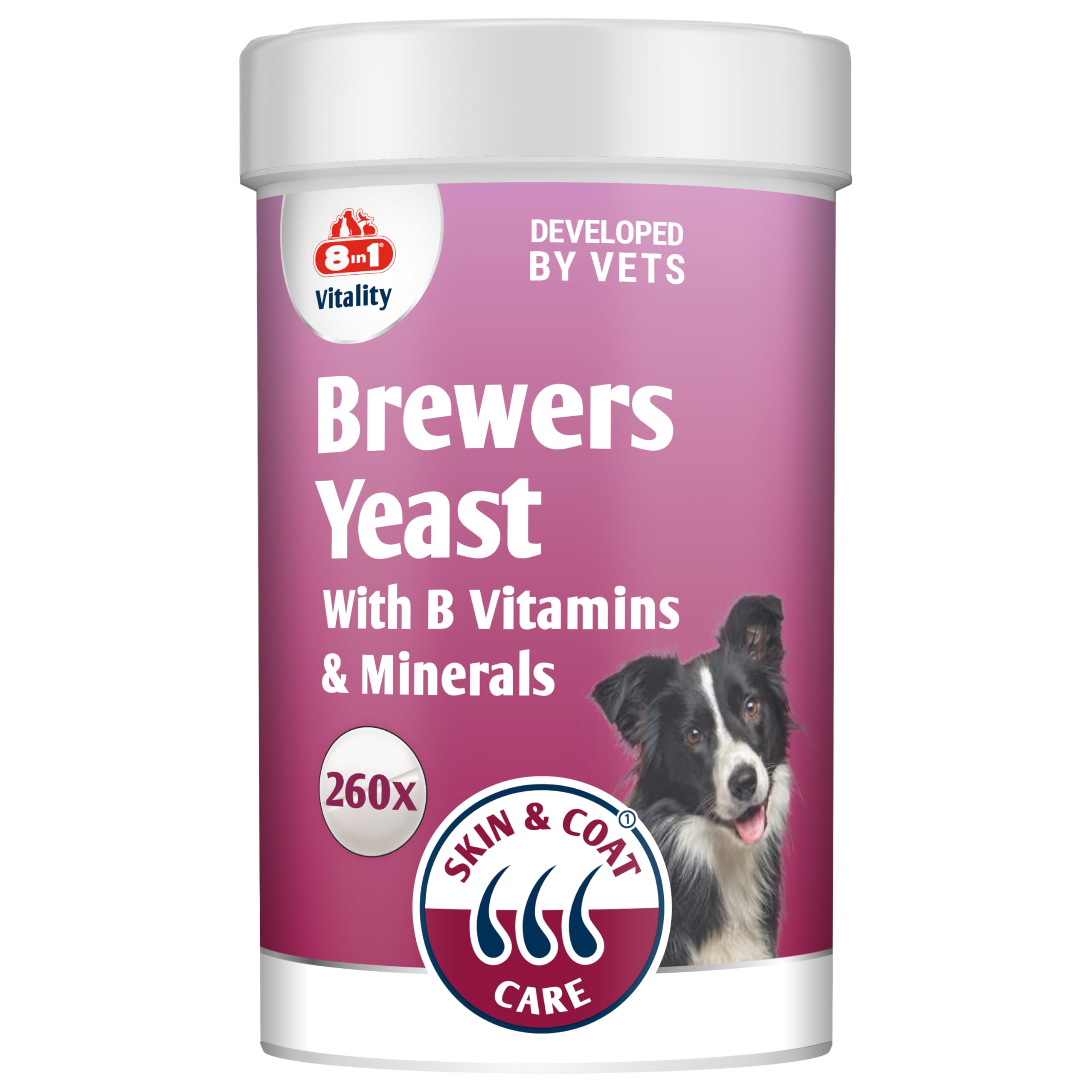 8In1 Vitality Brewer’s Yeast Tablets - 260 Tablets