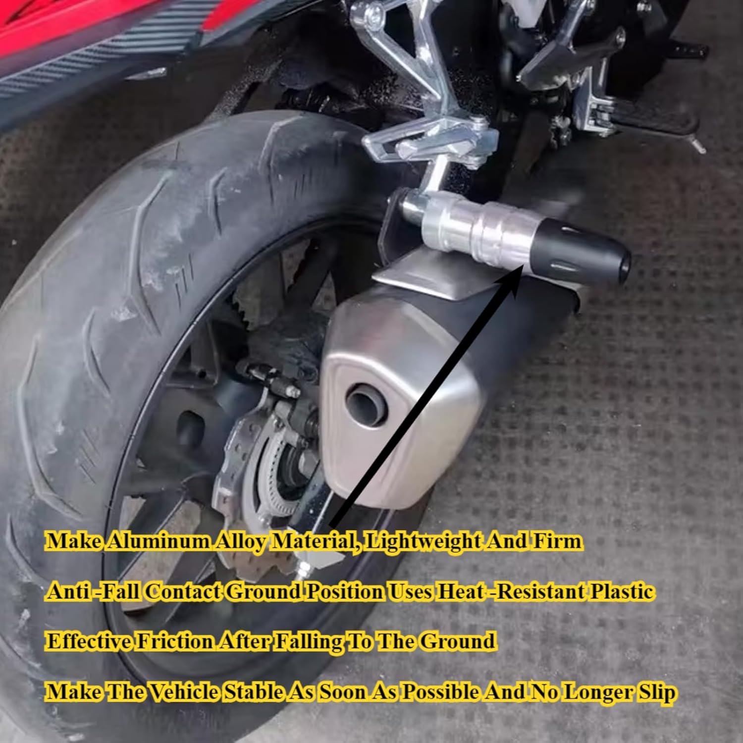 FOR Ninja 500 Ninja 500 SE Z500 Z 500 z500 2023 2024 2025 Motorcycle CNC Frame Crash Pads Engine Case Sliders Protector Covers Rear Frame Sliders (black,Ninja 500)