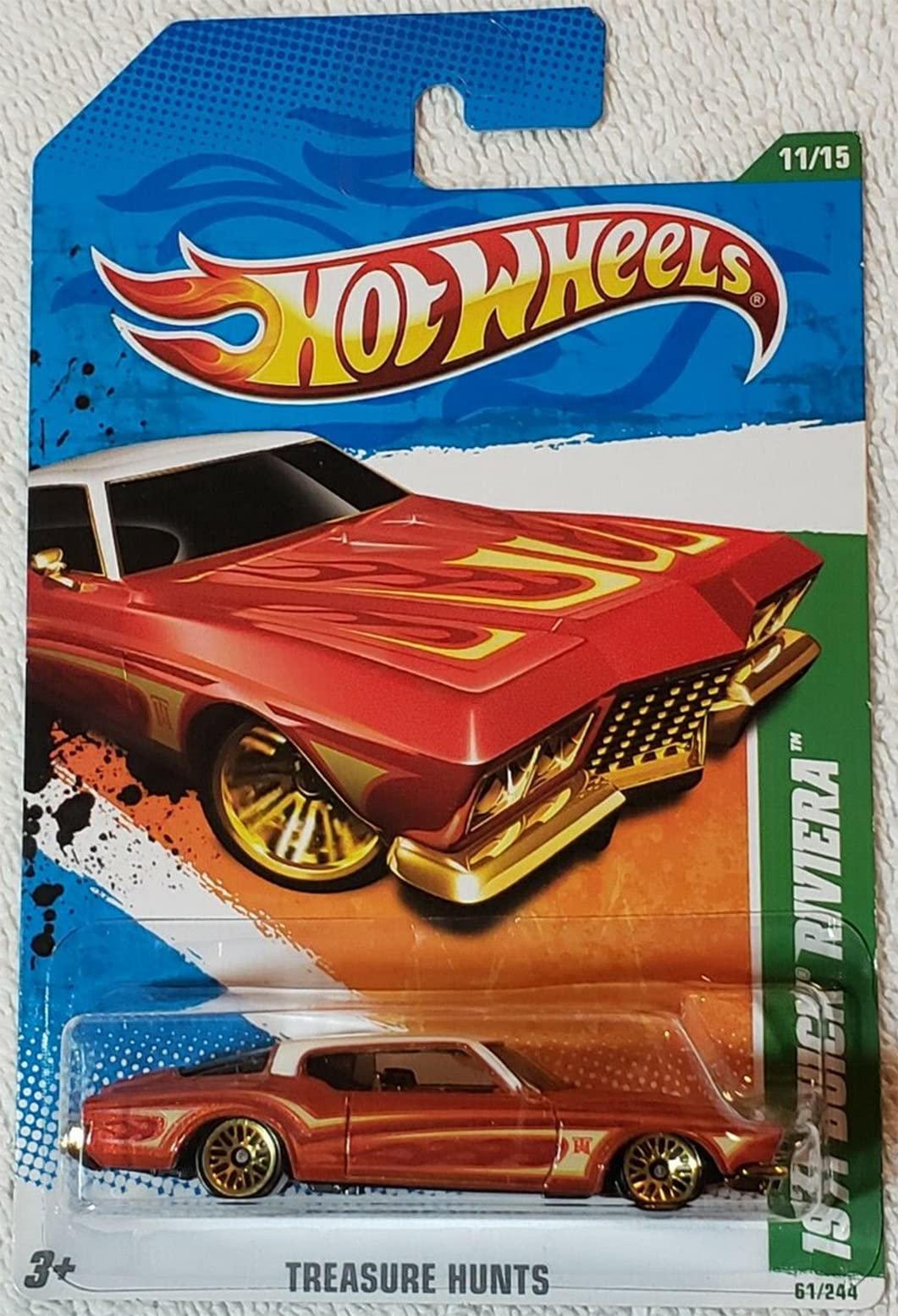 2011 Hot Wheels Treasure Hunt 11/15 - 1971 Buick Riviera [Ships in a Box!]