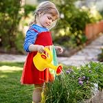 8PCS Plastic Watering Cans Chicken Watering Garden Play Watering Cans Kids Beach Bath Watering Cans Random Color
