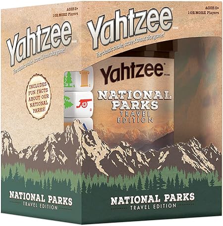Disney Already Has New Leader 11 71yuQfHyNFS. AC SX450 YAHTZEE National Parks Travel Edition | Classic Yahtzee Dice Game with a National Parks Theme | Perfect Travel Game for Families | Celebrate US National Parks Service