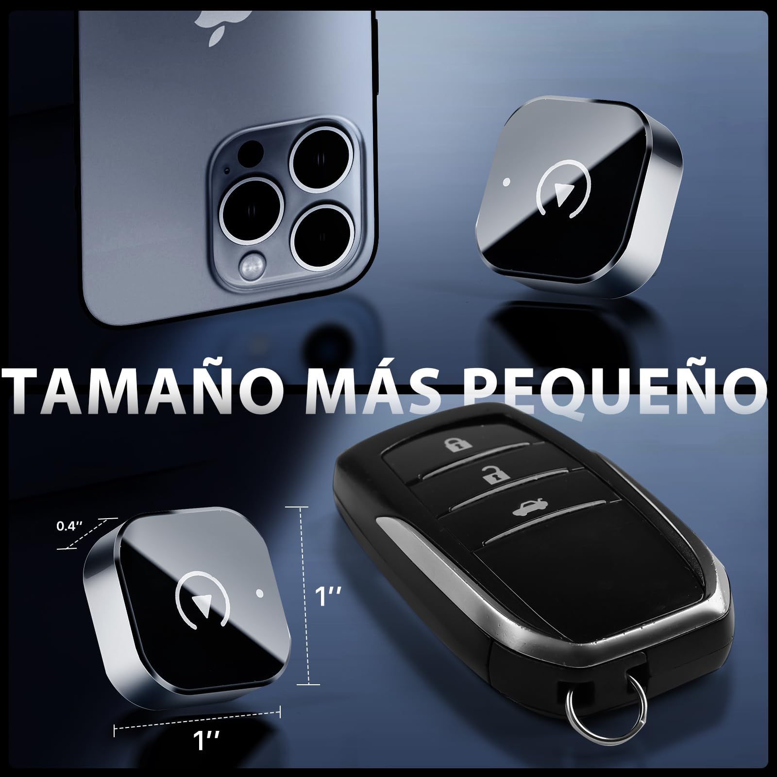 2026 Adaptador inalámbrico CarPlay 2 en 1, Mini Adaptador inalámbrico, CarPlay y Android Auto, sin latencia, diseño Mini USB,Accesorios para Coche, Compatible con iPhone y Android