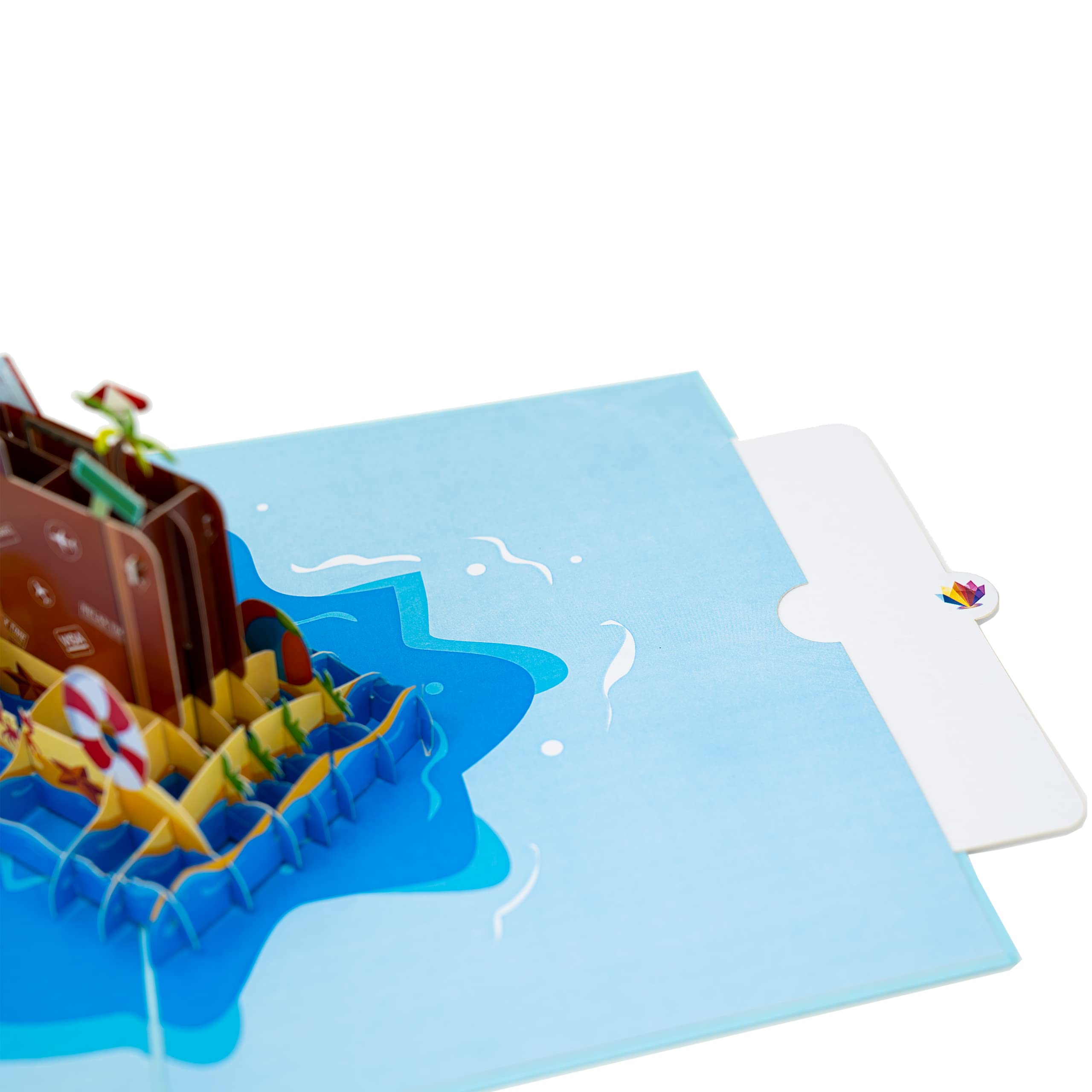 LIMAH® Pop-Up 3D Travel Card/Voucher Card for Holiday Travel, Excursion - Image 2