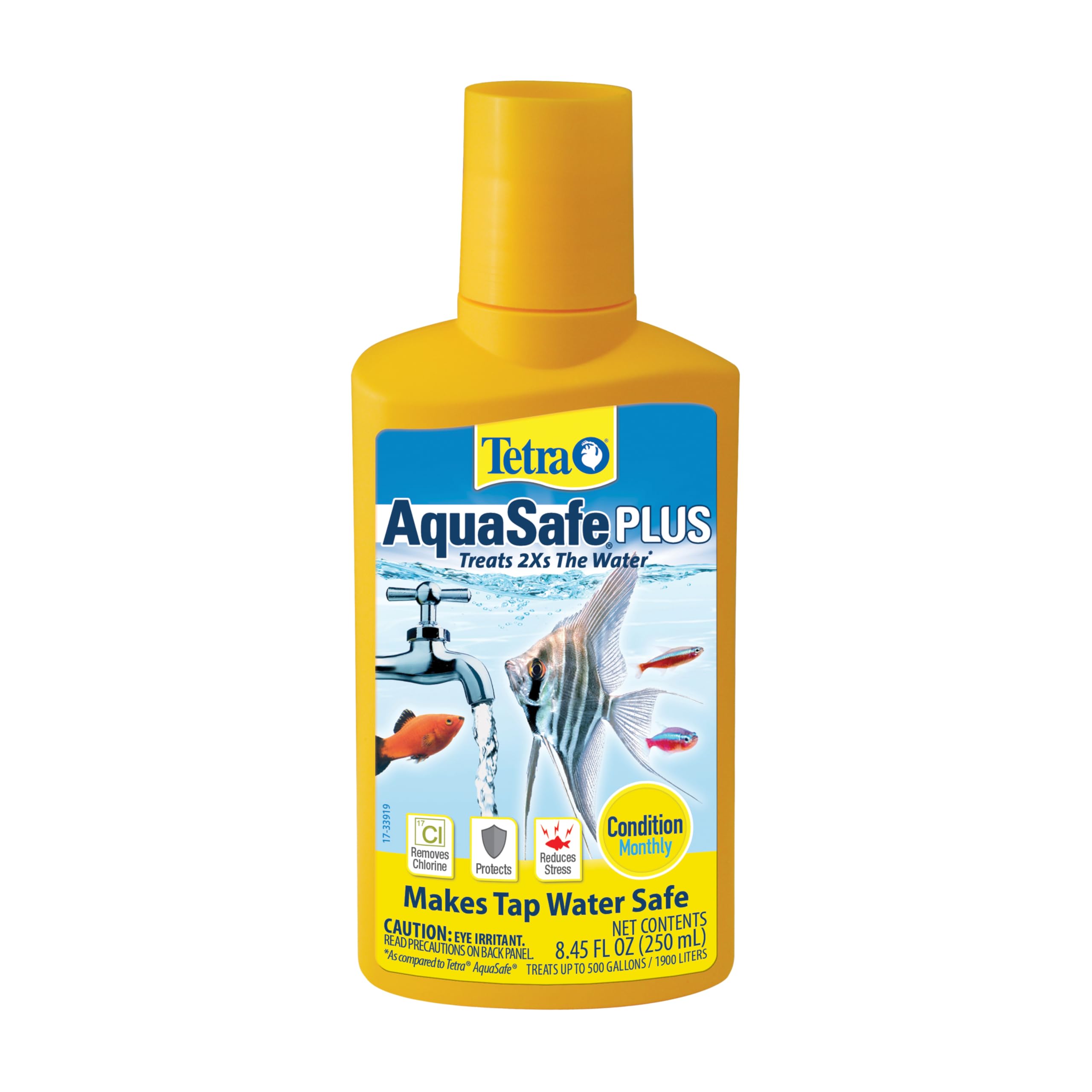Tetra AquaSafe Plus, 8.45 Ounces, aquarium Water Conditioner And Dechlorinator, Model Number: 46798162681