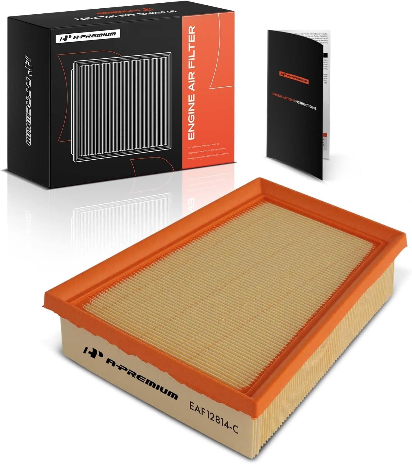 A-Premium Engine Air Filter Compatible with Chevrolet & Buick Models | for Chevrolet Trax 2024, Trailblazer 2021-2023 & Buick Encore GX 2020-2024, 1.2L 1.3L, Replaces 42712666, A21546