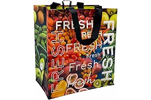 Earthwise Reusable Shopping Bags Pack of 5 - Abundantly Fresh Fruits