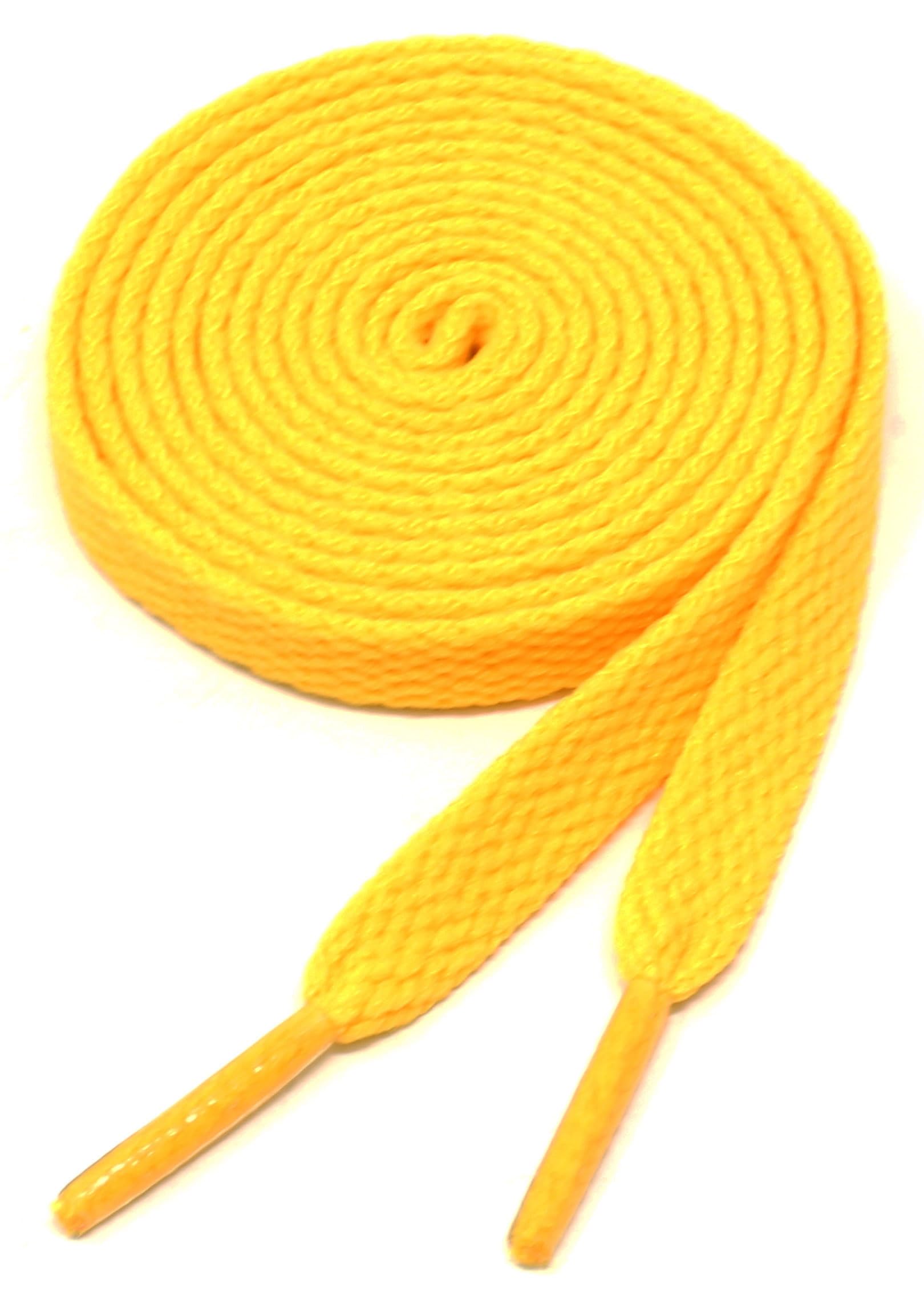 BCB Wear Flat Shoelaces 5/16" Wide Solid Color Strings for Athletic Sneakers Boots & Shoes - 27"-72" Length Shoe Laces