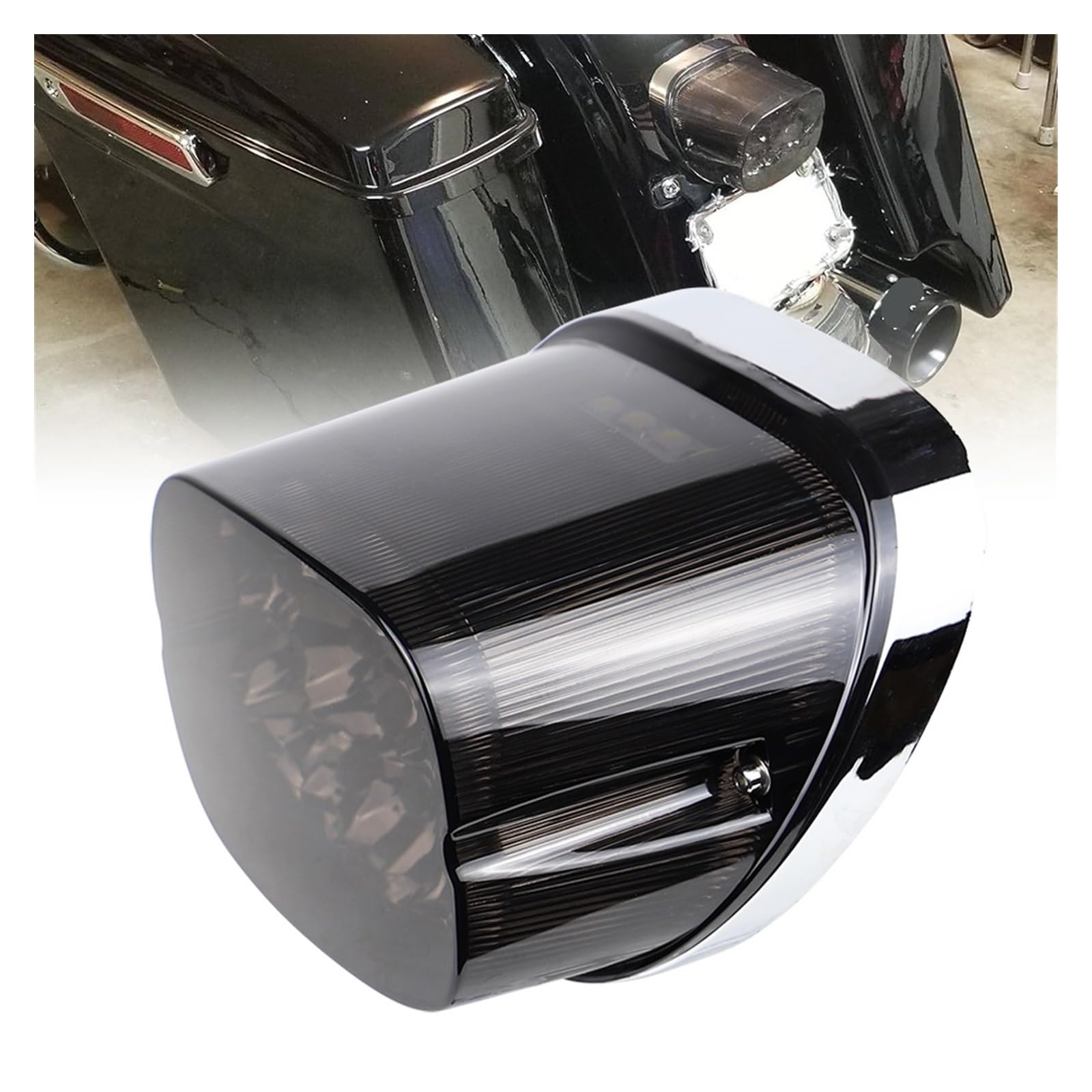Indicateur Lumineux Moto Feu De Freinage Arrière Feu Arrière LED Clignotant pour Dyna pour Road King Glide Cl&assic pour Fat Boy XL 883 pour Sportster
