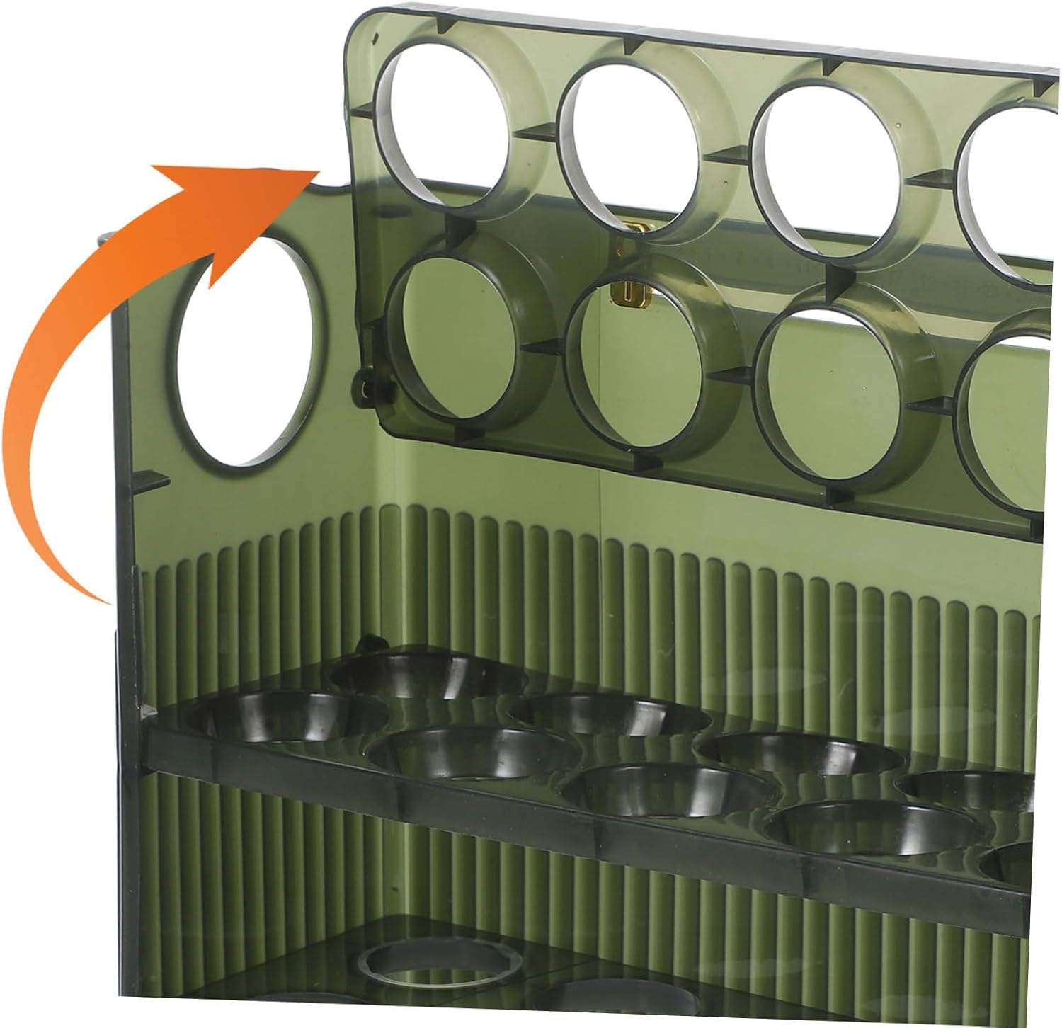 Uonlytech 3pcs Refrigerator Egg Rack Egg Organizer Stand for Fridge Door Holder Storage Rack