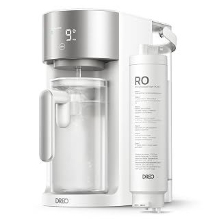 DREO Reverse Osmosis Water Filter Countertop, RO Filtration System, 3:1 Pure to Drain, TDS & Filter Life & Autofill Pitcher, Installation-Free, Self-Cleaning Water Purifier, RO Water Filter 112 3L - Amazon product rated Grade A