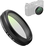 SMALLRIG UV Filter with Lens Hood Kit for FUJIFILM X100VI / X100V, UV Filter with 99% Light Transmission, Anti-Flare & Anti-Ghosting, Lens Hood in Aluminum Alloy, Black - 5850