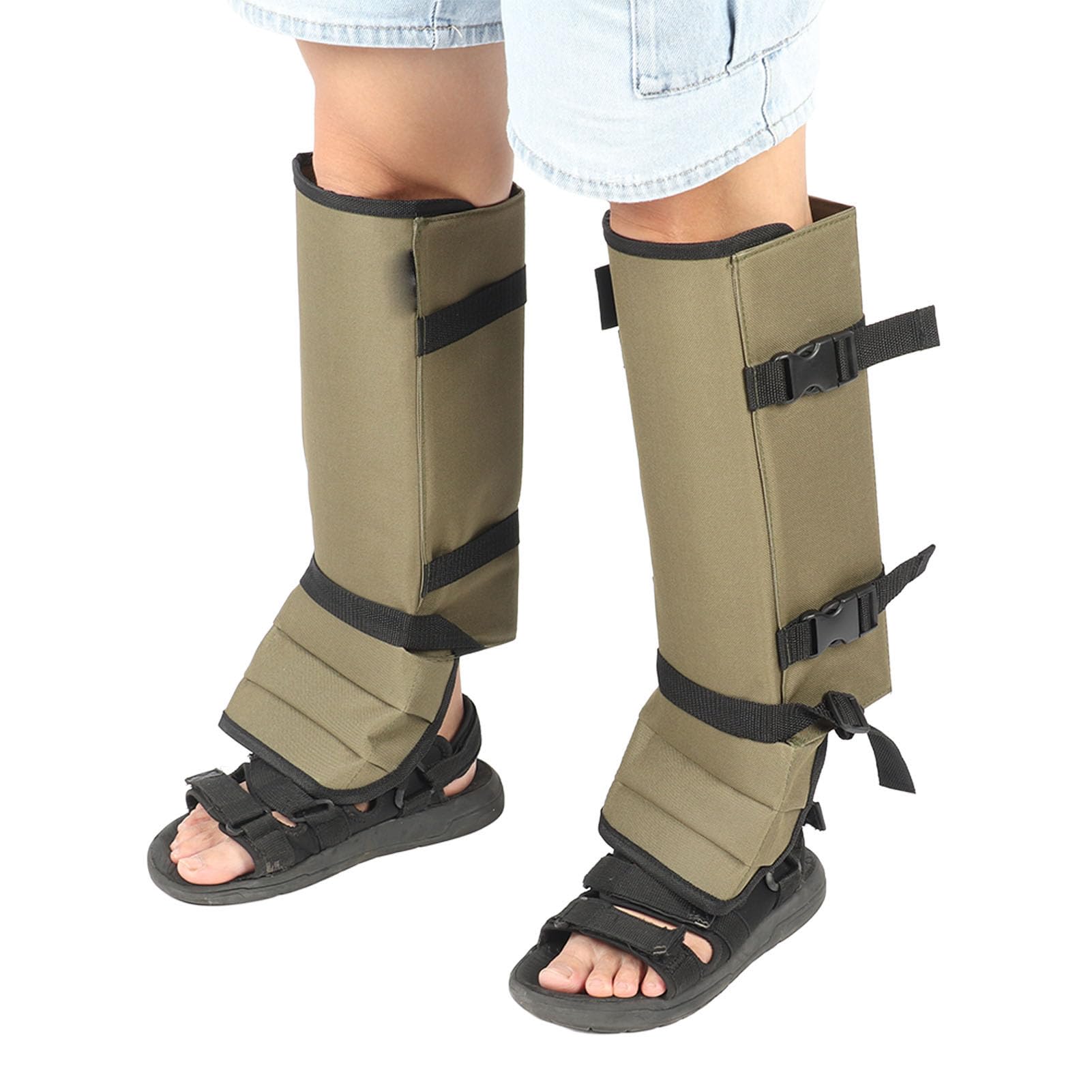 KANASI Guêtres Snake, Protection Ajustable du Bas de la Jambe pour la randonnée, Le Camping et Les activités de Plein air en Toute sécurité.