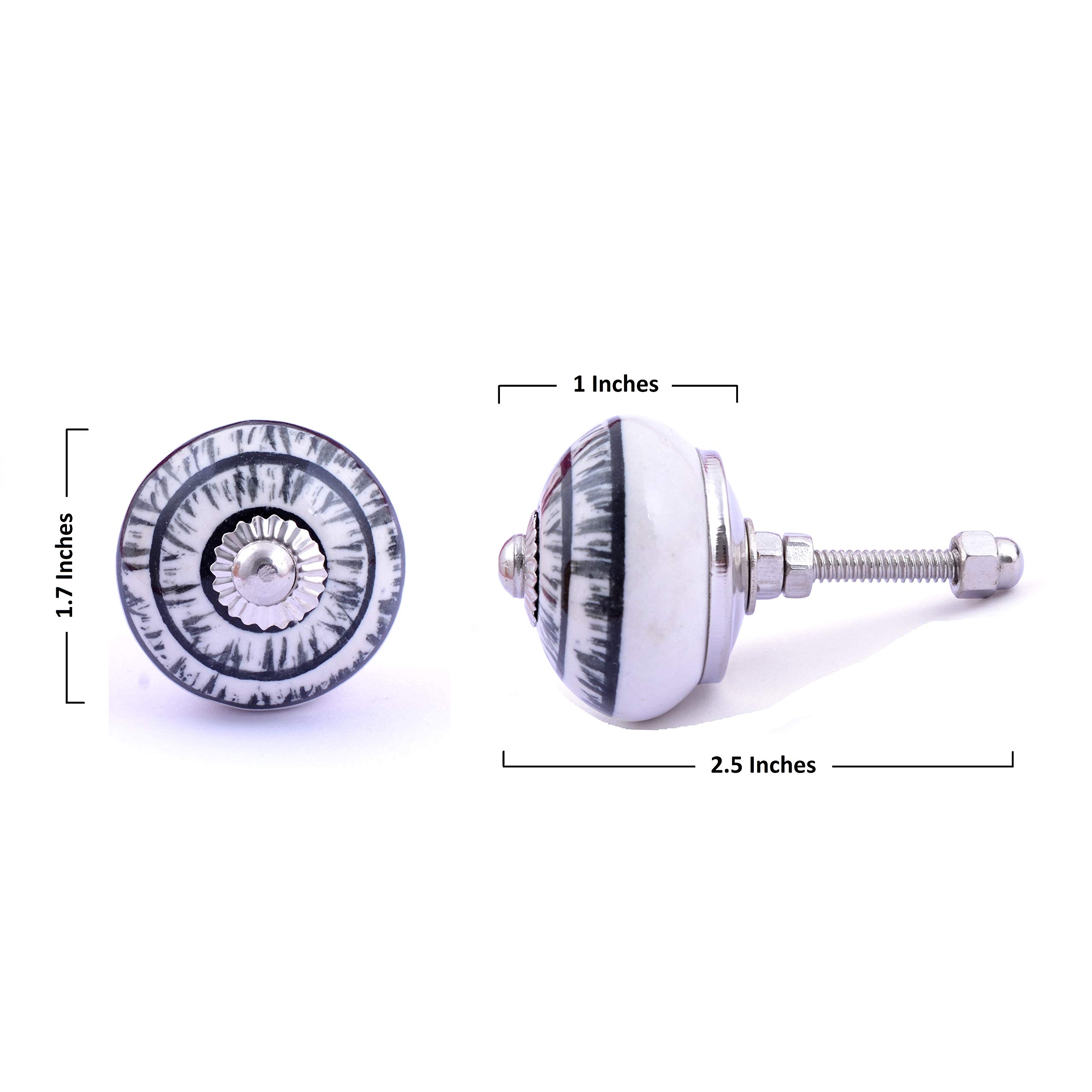 FOLK CRAFT Indian Haat Bazaar Dresser Knobs for Drawers - Image 3