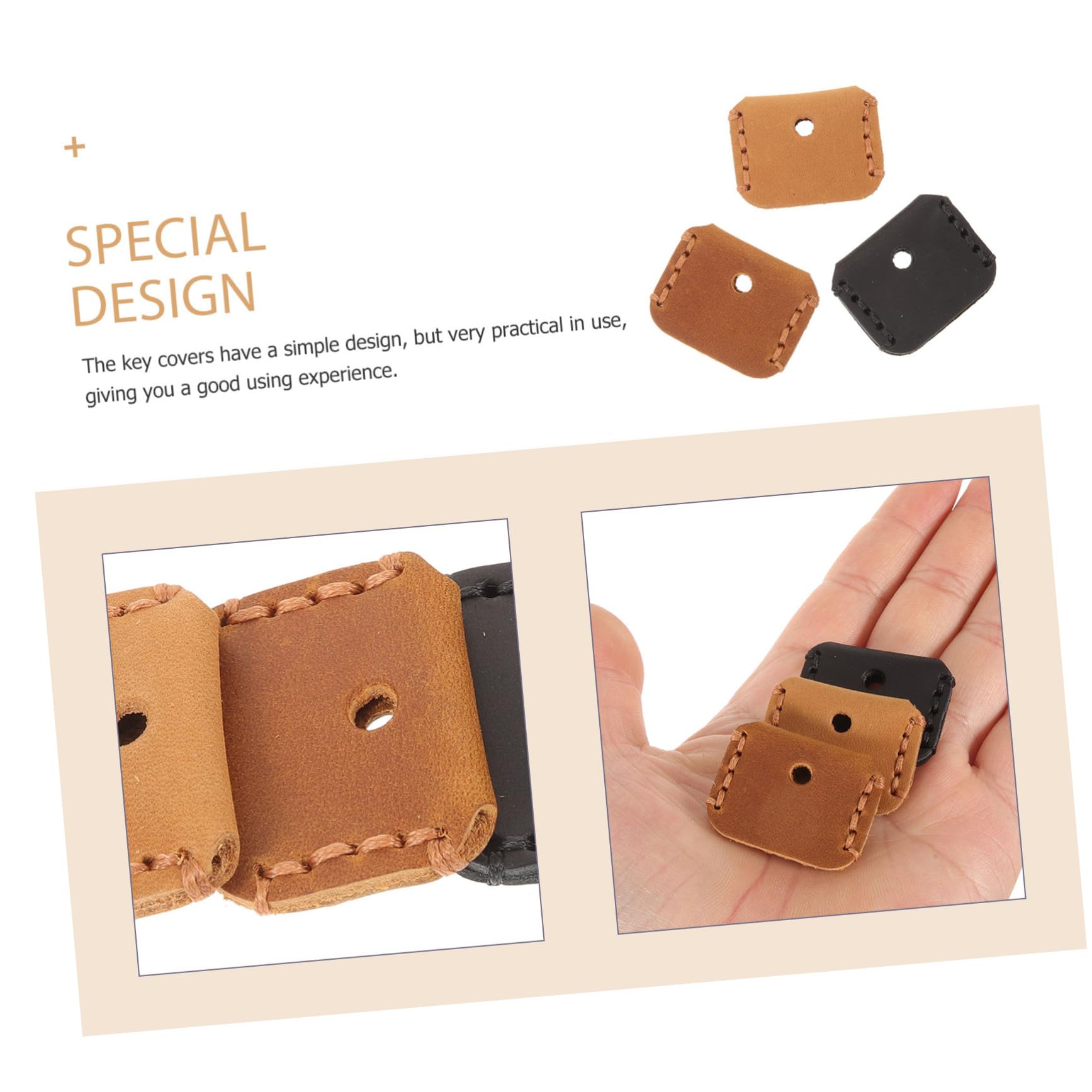 3 Copritasti In Pelliccia Per Chiavi - Identificazione Facile E Decorativa - Foto 2