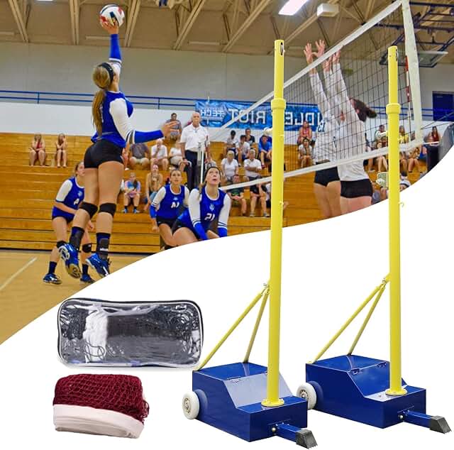 Volleyball Net Systems with Badminton Net
