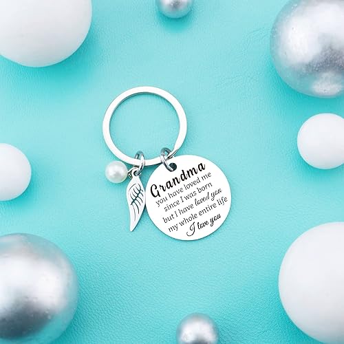 Miniatura 4 de Birthday Gifts For Grandma Grandmother Keychain From Grandchildren Granddaughter Grandson Stocking Stuffers