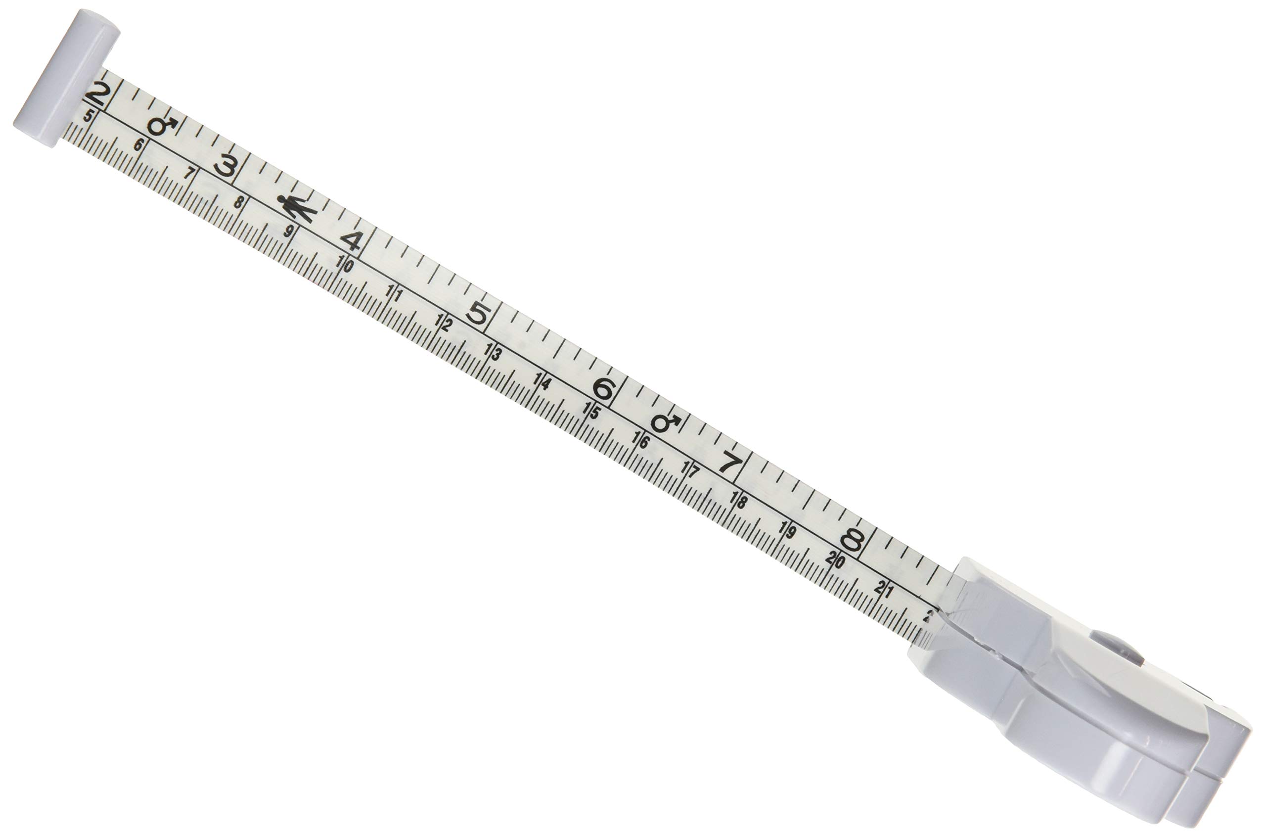 Plicometro GIMA Fat-1, analisi grasso corporeo, certificato CE & 27343 Metro misuratore corporeo a nastro, Lunghezza massima: 152 cm