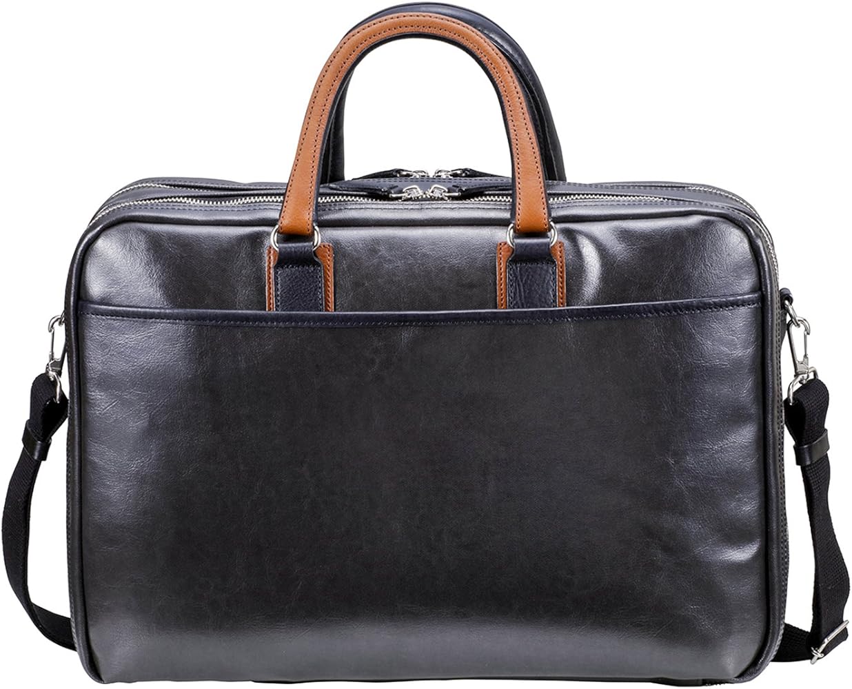 Amazon.co.jp: [豊岡鞄] ブリーフケース ビジネスバッグ 帆布PU×皮革