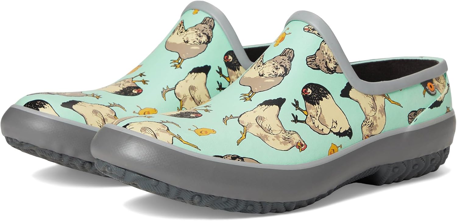 Bogs Women's Patch Clog Chickens