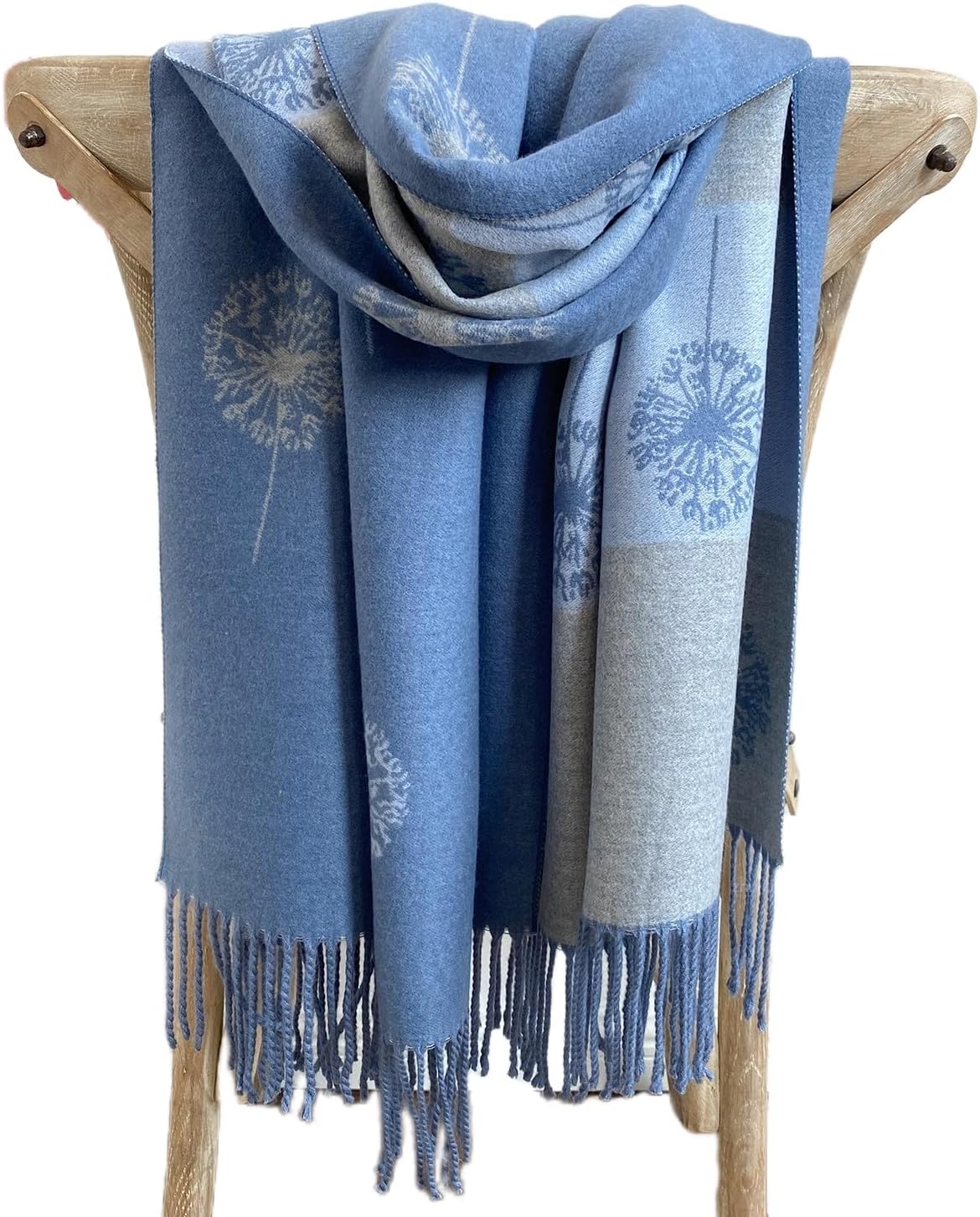 WaTudouYe Écharpe De Couleur Unie Imitation Cachemire écharpe Châle