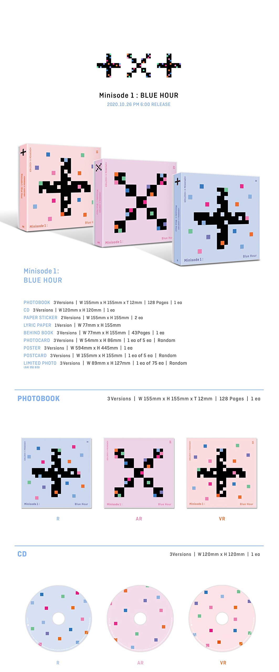 TXT 写真集　BLUE H:OUR 1st ・2nd TOMORROW X TOGETHER THE 2ND PHOTOBOOK H:OUR」 Weverse Shop